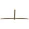 Ekena Millwork Bellingham Rough Sawn Timber Gable Bracket, Douglas Fir, 108"W x 49"H x 2"D x 4"F, 11/12 Pitch GBW108X49X0204BEL00RDF - alternate 4